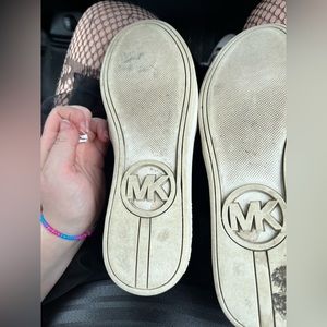 Micheal Kors Keaton Logo Slip-On Sneaker. Lightly used. size 9M.